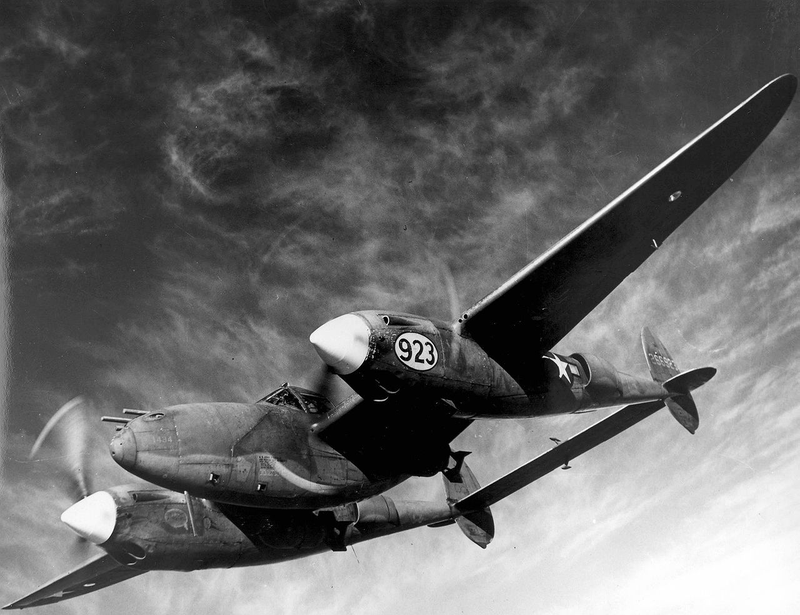 Un P-38. Wikimedia Commons